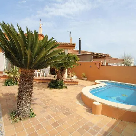 **casa Con Piscina, Cerca Del Mar, Wifi Gratis, Aire Opcional, Mascotas Bienvenidas, Playa Perros** - Es-184-27 * Riumar